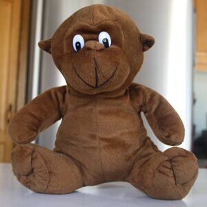 Brown Ape Plushie - 9 1/2 Inches In Height